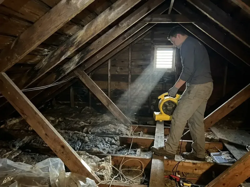 attic-water-damage-drying-proc-007 — frequently asked questions, Emergency Water Extraction & 24/7 Flood Response in Beaufor…